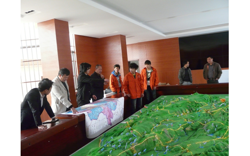 彌勒水務演示沙盤