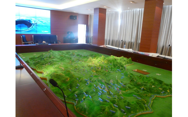 彌勒水務演示沙盤